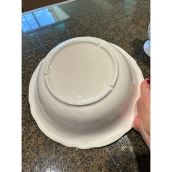 Vintage Federalist USA Pottery pitcher and basin - Picture 6 of 10